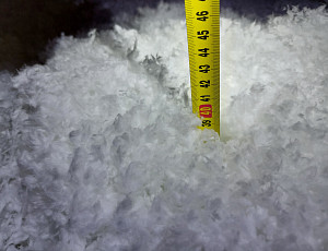 Zateplení stropu novostavby rodinného domu pomocí foukané izolace